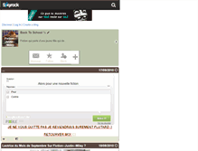 Tablet Screenshot of fiction--justin--miley.skyrock.com