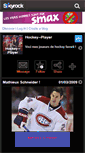 Mobile Screenshot of hockey--player.skyrock.com