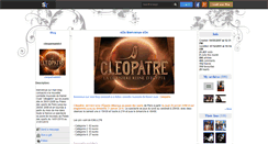 Desktop Screenshot of cleopatreaddict.skyrock.com