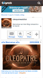 Mobile Screenshot of cleopatreaddict.skyrock.com