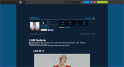 Desktop Screenshot of lam-fashion.skyrock.com