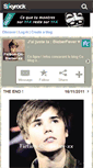 Mobile Screenshot of fiction-on-bieber-xx.skyrock.com