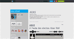 Desktop Screenshot of akas-officiel.skyrock.com