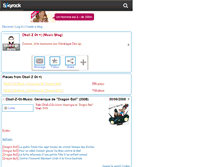 Tablet Screenshot of dball-z-gt-music.skyrock.com