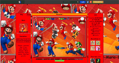 Desktop Screenshot of newsuper-mario-bros.skyrock.com