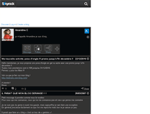 Tablet Screenshot of amandine156.skyrock.com