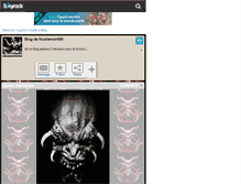 Tablet Screenshot of foudrenoir666.skyrock.com