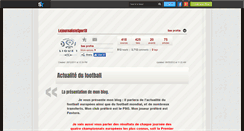 Desktop Screenshot of lejournalistesportif.skyrock.com