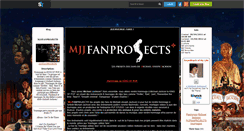 Desktop Screenshot of mjjfanprojects.skyrock.com