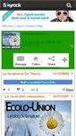 Mobile Screenshot of ecolo-union.skyrock.com
