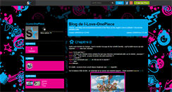 Desktop Screenshot of i-love-onepiece.skyrock.com