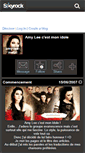 Mobile Screenshot of amy-lee-metal.skyrock.com