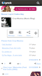 Mobile Screenshot of cruz-musica.skyrock.com