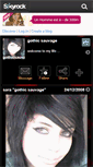 Mobile Screenshot of gothicsauvage.skyrock.com