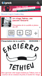 Mobile Screenshot of encierro-tethieu.skyrock.com