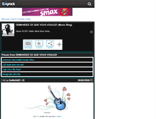 Tablet Screenshot of click-music.skyrock.com