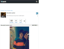 Tablet Screenshot of alex-laurion4.skyrock.com