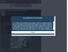 Tablet Screenshot of precious-chocolate-music.skyrock.com