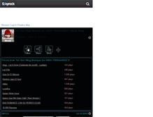 Tablet Screenshot of angy-fernandez-musik.skyrock.com
