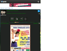 Tablet Screenshot of grupofondoflamenco.skyrock.com