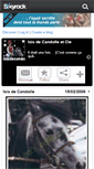 Mobile Screenshot of isisdecandolle.skyrock.com
