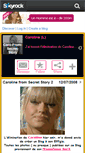 Mobile Screenshot of caro-from-secret-story.skyrock.com