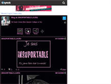 Tablet Screenshot of iinsuportable-laura.skyrock.com