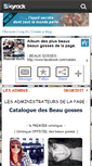 Mobile Screenshot of cataloguedesbeaugosses.skyrock.com