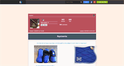Desktop Screenshot of equinerie.skyrock.com