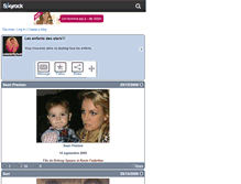 Tablet Screenshot of celebritybabies.skyrock.com