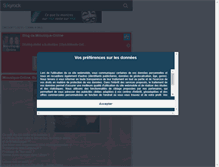 Tablet Screenshot of miousique-online.skyrock.com