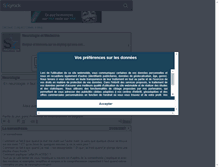Tablet Screenshot of neurologie.skyrock.com