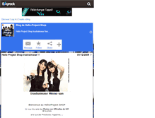 Tablet Screenshot of hello-project-shop.skyrock.com