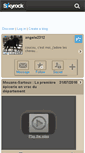 Mobile Screenshot of angele2312.skyrock.com