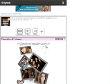 Tablet Screenshot of jacob-et-nessie-story.skyrock.com