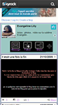 Mobile Screenshot of evangeline09.skyrock.com