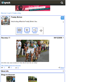 Tablet Screenshot of freddy-bichot.skyrock.com