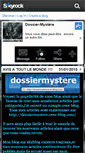 Mobile Screenshot of dossiermystere.skyrock.com