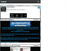 Tablet Screenshot of dossiermystere.skyrock.com