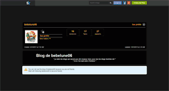 Desktop Screenshot of bebelune06.skyrock.com