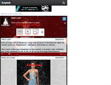 Tablet Screenshot of firstlady75.skyrock.com