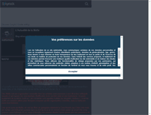 Tablet Screenshot of mafiactualite.skyrock.com