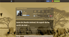 Desktop Screenshot of juste-un-destin-animal.skyrock.com