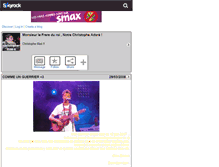 Tablet Screenshot of christophe-mae-x.skyrock.com