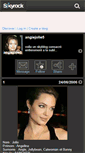 Mobile Screenshot of angiejolie5.skyrock.com