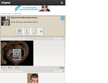 Tablet Screenshot of david-ma-vie-mon-amour.skyrock.com