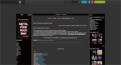 Desktop Screenshot of metal-punk-rock-emo.skyrock.com