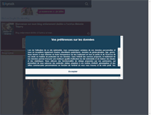 Tablet Screenshot of melanie-thierry.skyrock.com