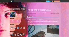 Desktop Screenshot of princessesamsara.skyrock.com