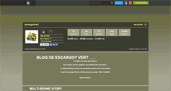 Desktop Screenshot of escargotvert.skyrock.com
